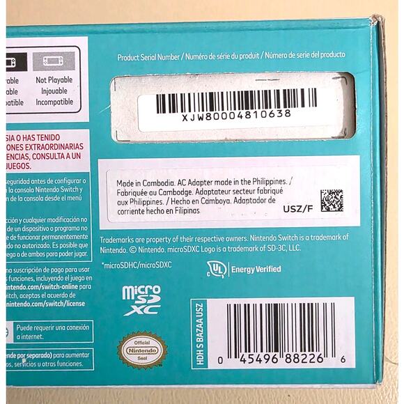 Nintendo Switch Lite Handheld Console Turquoise NEW - Picture 4 of 8